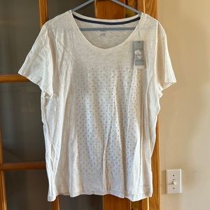 New Tommy Hilfiger white top